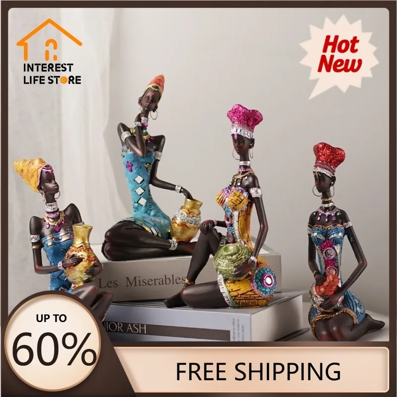 

Lady Resin Figurines Abstract Art Statue Figure Ornament for Interior Entrance Bookcase Bedroom Desktop Decor Arts and Crafts