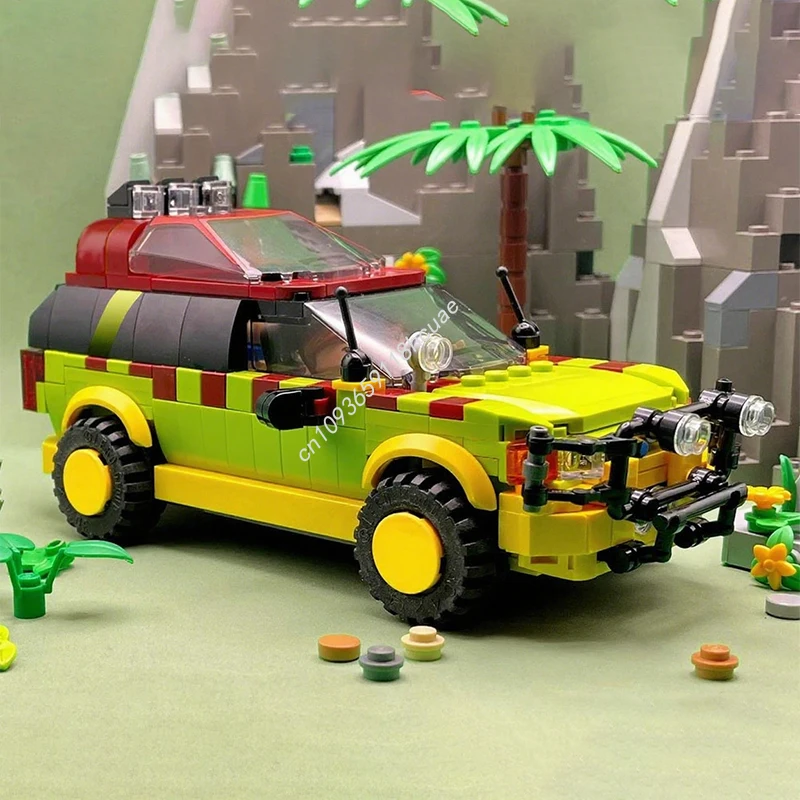 

409pcs MOC Explorer Jurassic Park City Champion supercars Model Building blocks Kids idea toys Education Christmas gifts