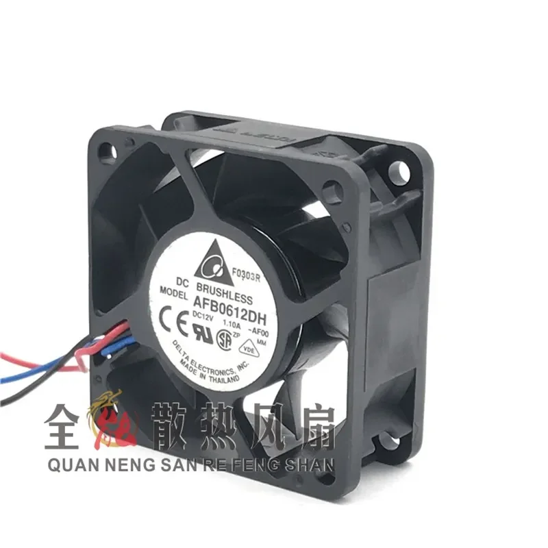 for AFB0612DH 6025 Cooling Fan 6cm 12V 1.10A Double Ball Bearing High Air Volume Violent Cooling Fan