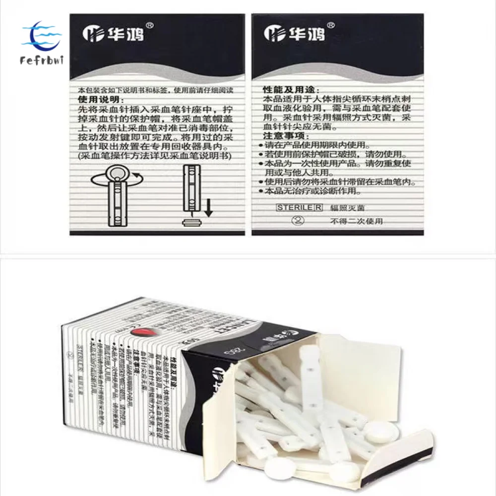 Flat Blood Lancet Needle Softclix 50\'s Suitable for Accu chek Performa/Guide/Active/Instant - Replacement for Accu-chek Softclix