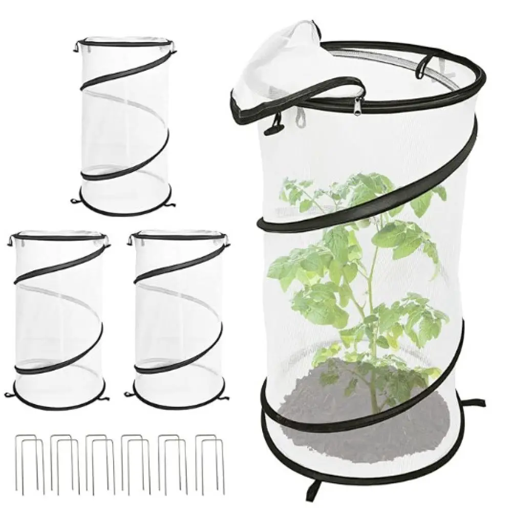 Garden Plant Insect Protection Net Cover Mesh Barrier Shield For Vegetables Flowers Seedlings Potted Growth Safe Care
