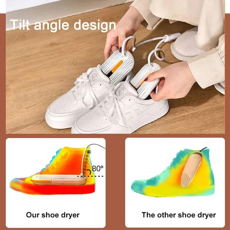 Электрическая сушилка для обуви Портативная выдвижная сушилка для ботинок Интеллектуальная сушилка для обуви для перчаток Американская вилка