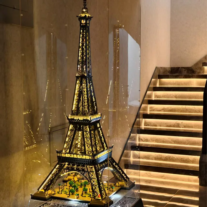 10001 PCS Grande Torre Eiffel Blocos de Construção Tijolos Crianças Aniversário Presentes de Natal Brinquedo EM ESTOQUE