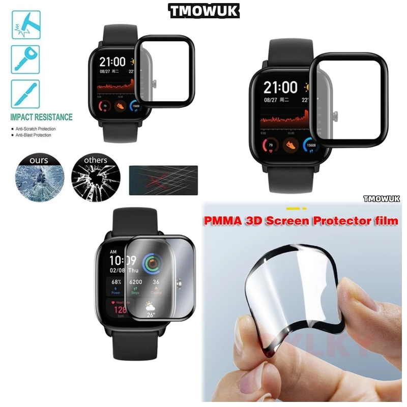 

Dust Repellent Film For Amazfit BIP 3 5 6 U Pro Active Unity GTS 2E 2 3 4 MINI, Clean Display.
