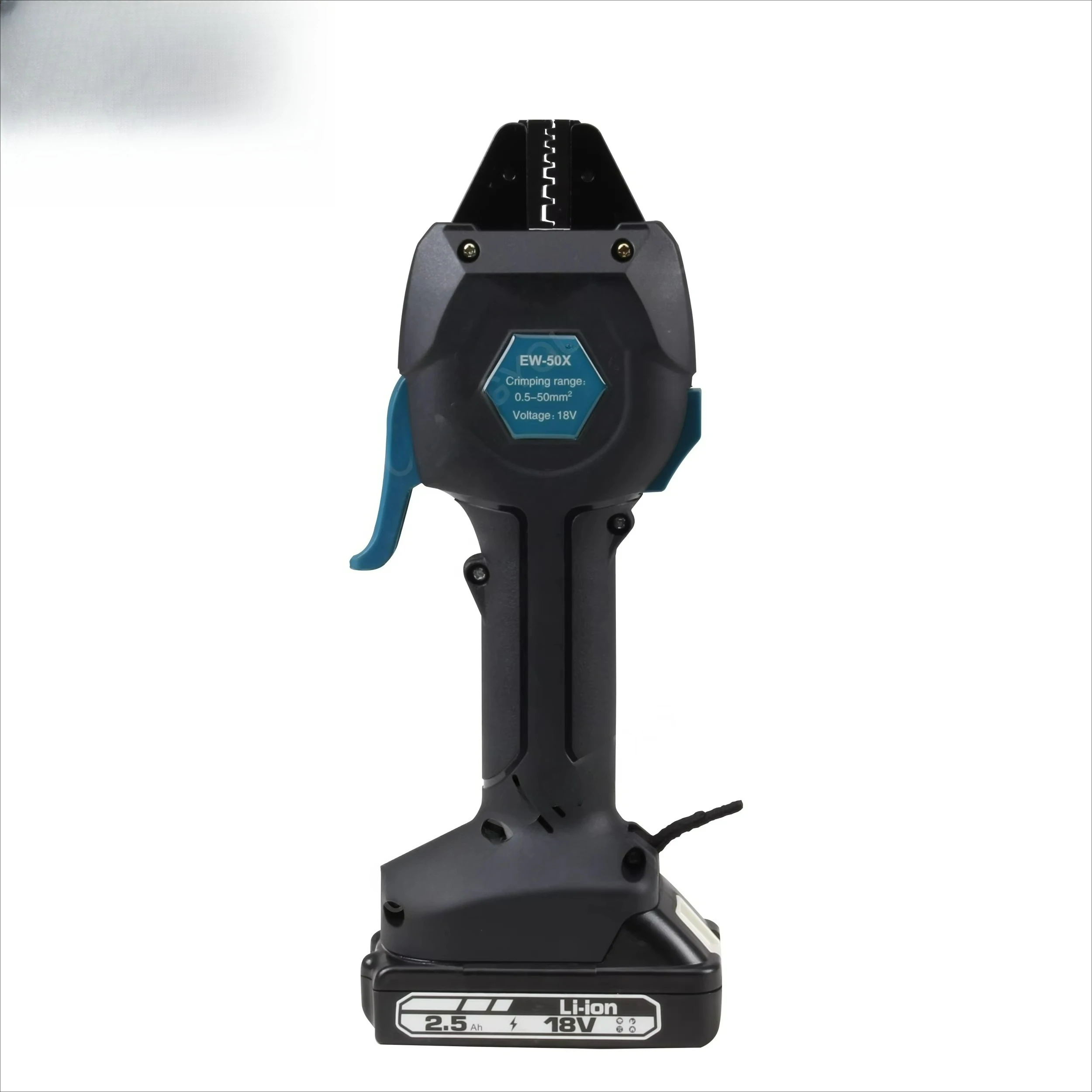 

EW-50X Mini Battery Powered Hydraulic Crimping Tool for crimping small terminals from 0.25 to 50 sq. m