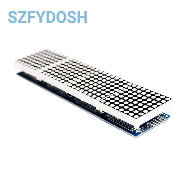 MAX7219 Dot Matrix Module Microcontroller Module 4 In One Display image 3