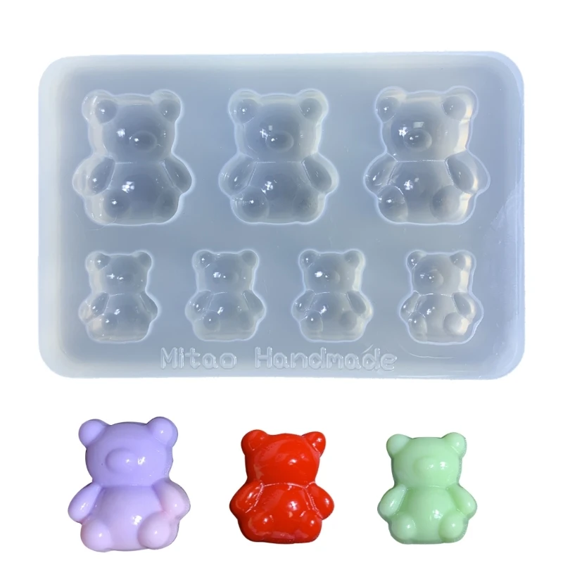 

Epoxy Resin Moulds Resin Ornaments Molds Little Bear Shaped Resin Casting Mould Silicone Material DIY Hand-Making Tools