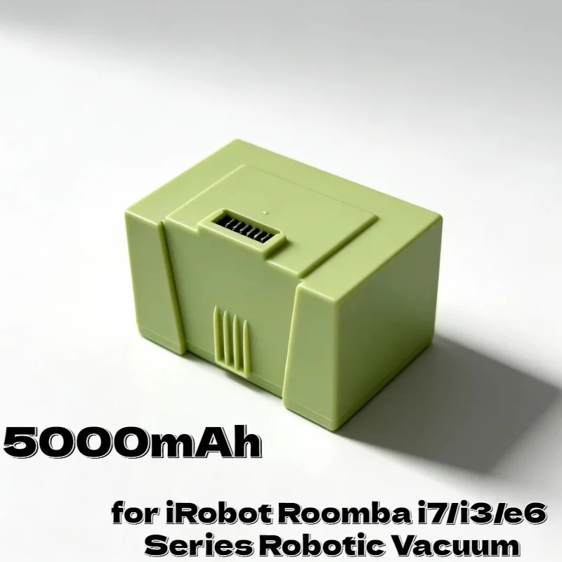 

14.4V 5000mAh High Capacity Replacement Battery – Universal Fit for IRobot Roomba I7/i3/e6 Series Robotic Vacuum Cleaner Durable