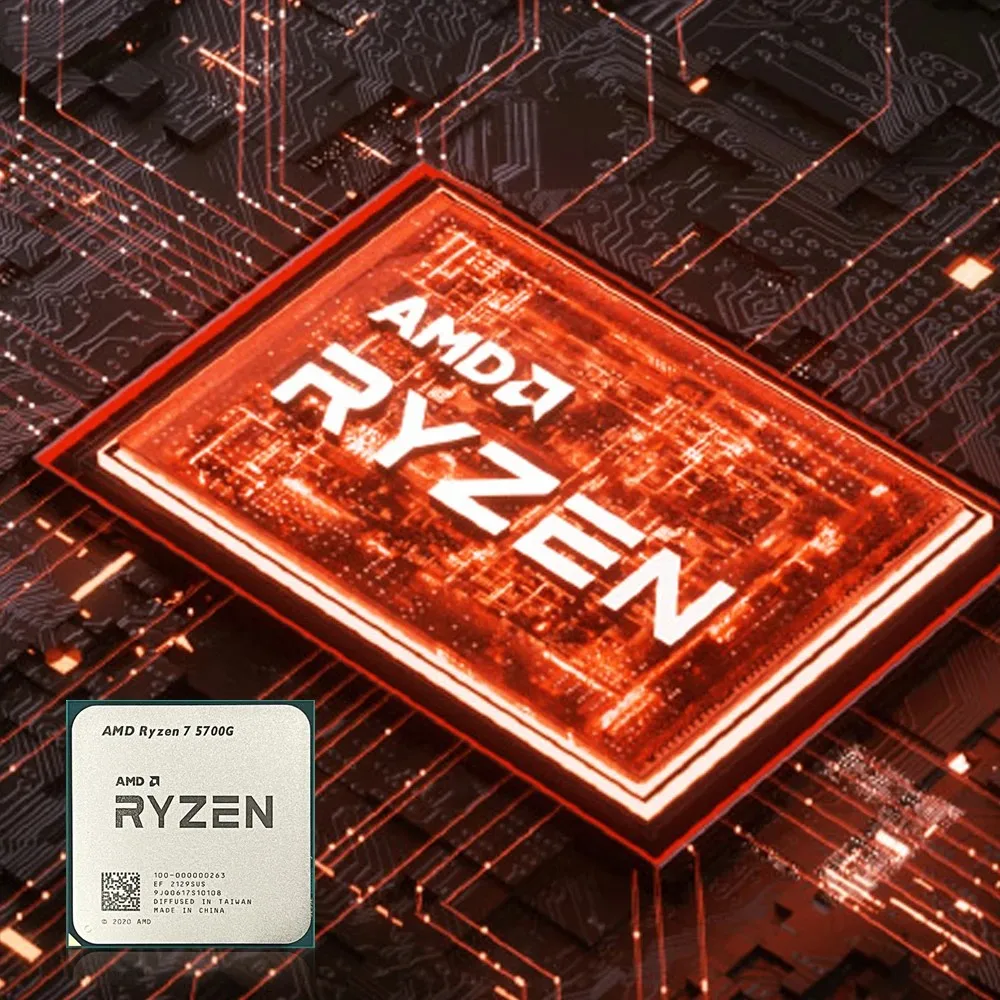 AMD Ryzen 7 5700G 100% gloednieuwe AMD R7 5700G CPU 4,6 GHz 8-core 16-draads 16 MB L3 cache socket AM4 processor zonder pakket