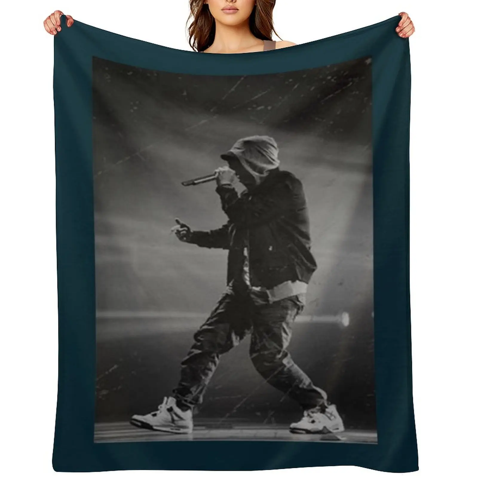 

Eminem Throw Blanket bed plaid Cute Stuffeds for babies Blankets