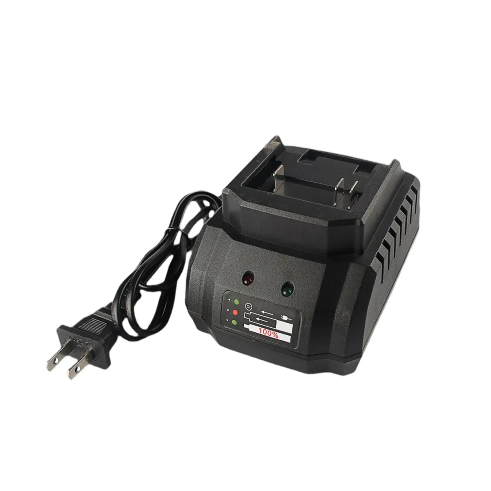 High-Speed 21V Battery Charger for Power Tools - Safe Charging Station