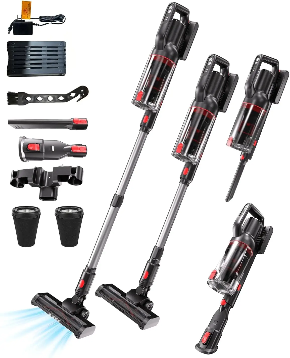 Cordless Stick Vacuum Cleaner for Pet Hair, Upright Vacuum for Home Floor Cleaning