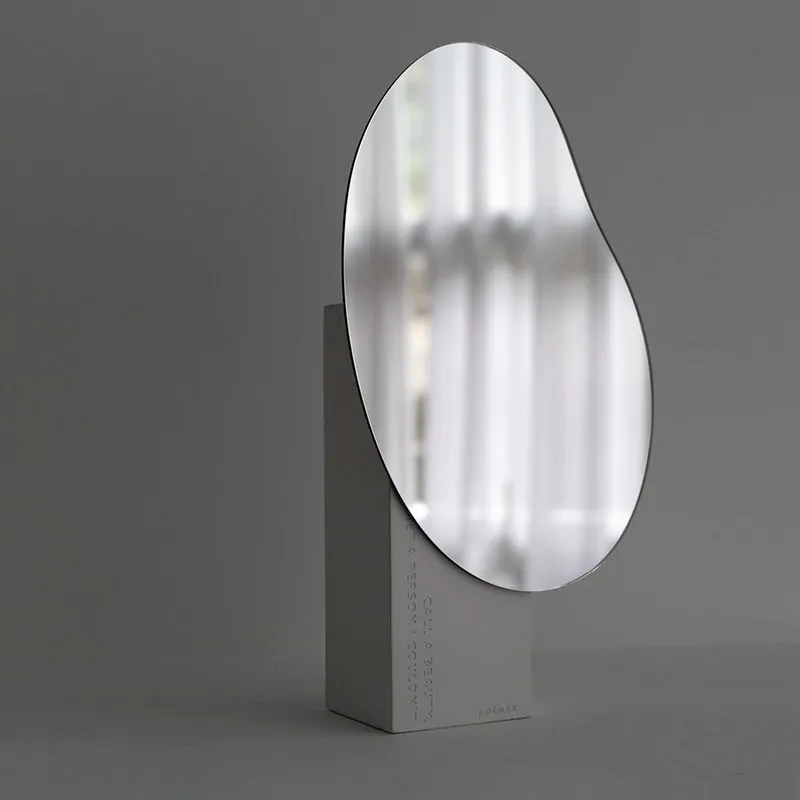 Original decorative desktop Nordic acrylic photography props ins irregular mirror