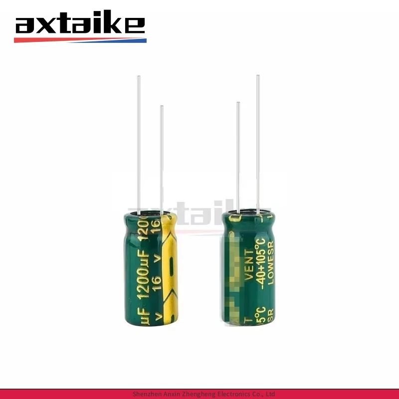20PCS 1200UF 16V 16V1200UF 10*20MM High Frequency Low ESR Aluminum Electrolytic Capacitor DIP
