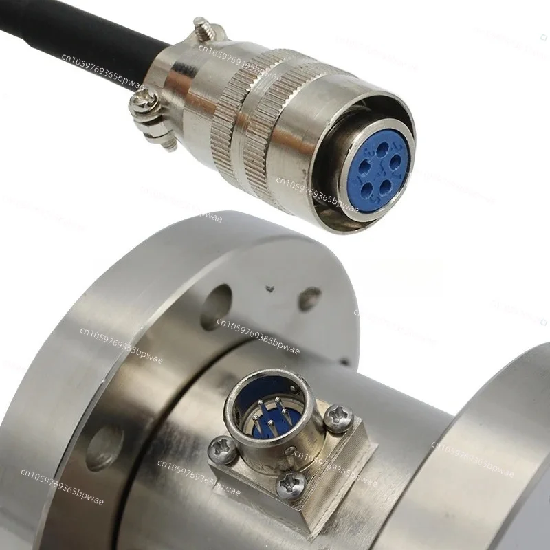 Suitable For  Torsion Force 20Nm 500Nm 5000Nm Static Torque Sensor Double Flange Rotary Torsional Non-Continuous  Transducer Com