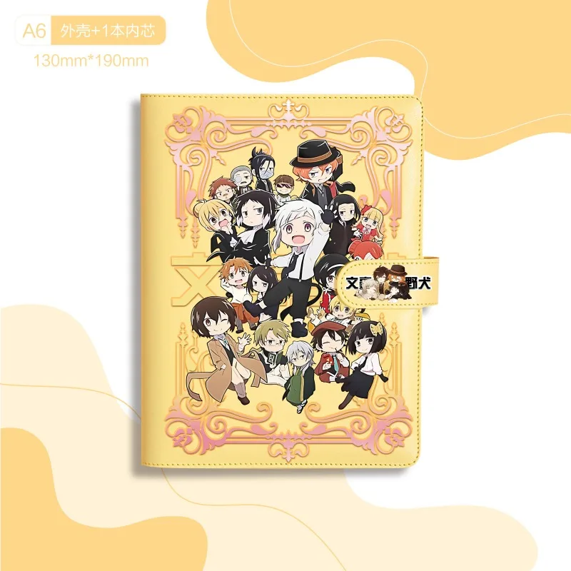 Bungo Stray Dogs Nakajima Atsushi dazai osamu Nakahara Chuuya Cartoon Anime Peripheral Notebook Personality Creative Notebook