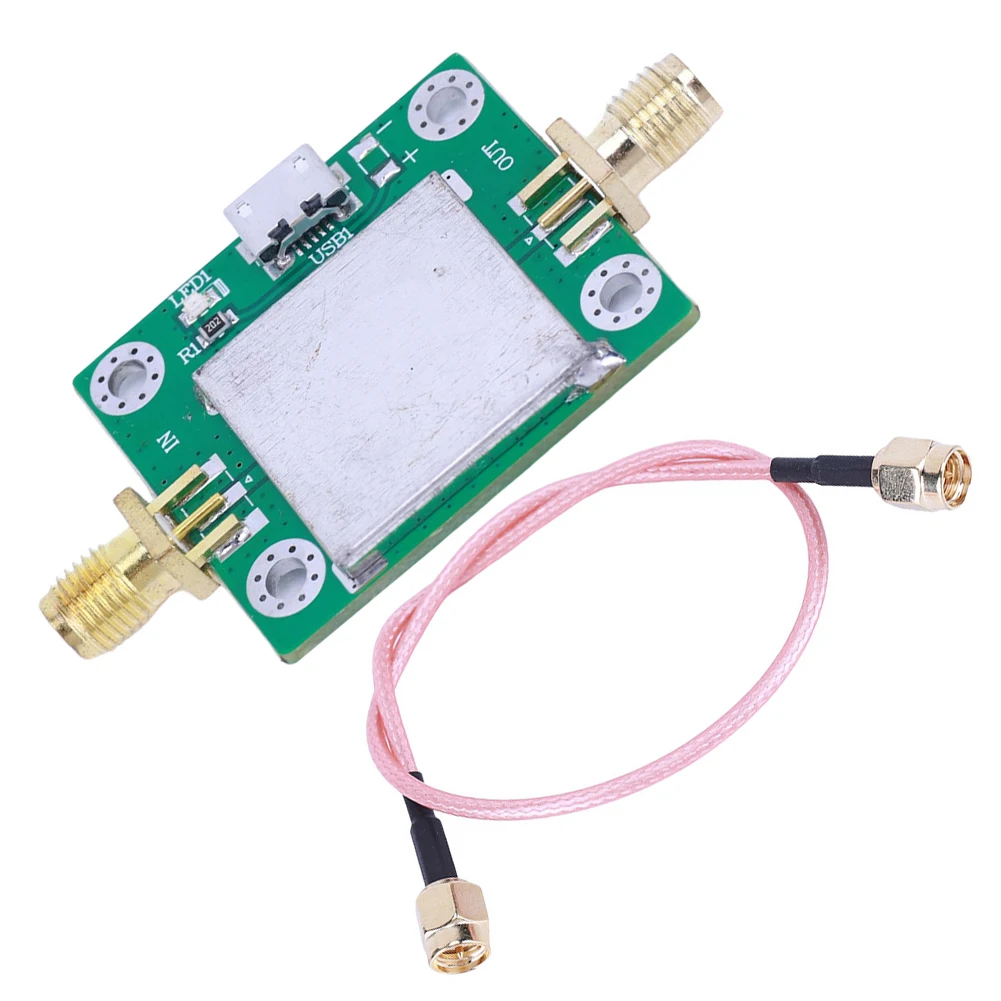 Wide Frequency Range Rf Device 20db Gain Rf Signal Booster Low Noise Rf Rf Signal Power RF 20dB USB RF 50MHz-6GHz