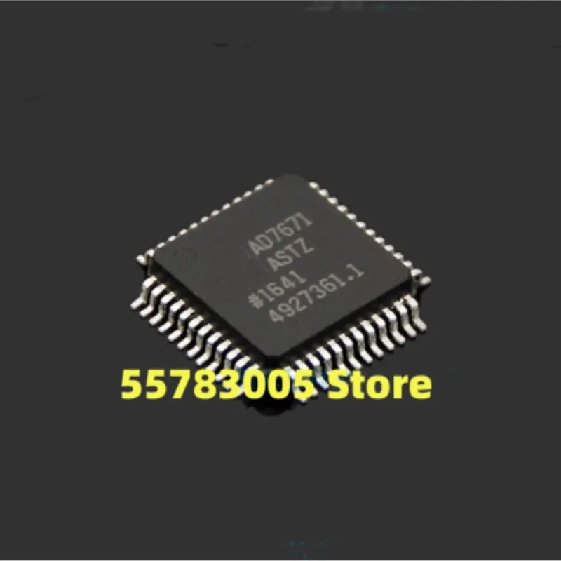 2PCS New AD7671ASTZ  QFP48 Analog to Digital Converter Chip IC