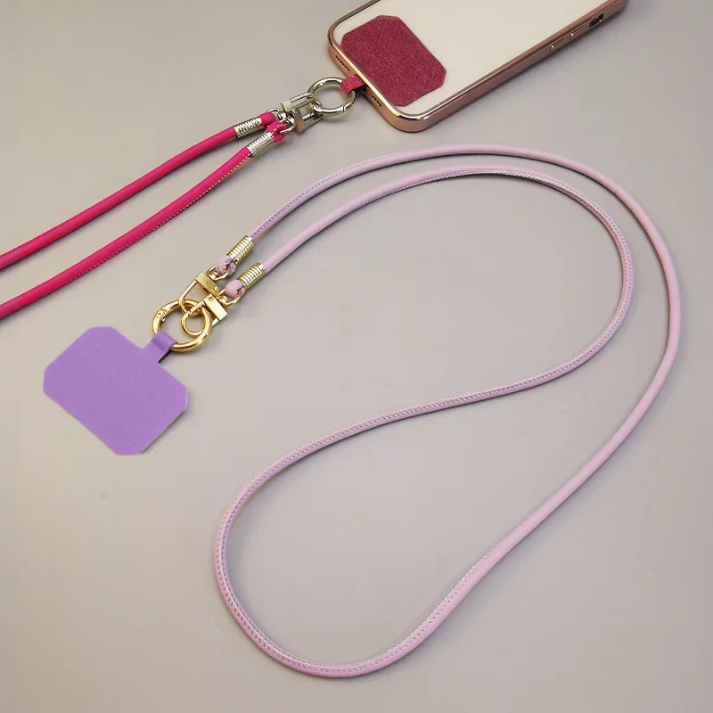 New Minimalist Phone Lanyard with Cartoon Pendant Neck Strap Anti Loss Celephone  Accessories Universal Phone Case Bag Charms