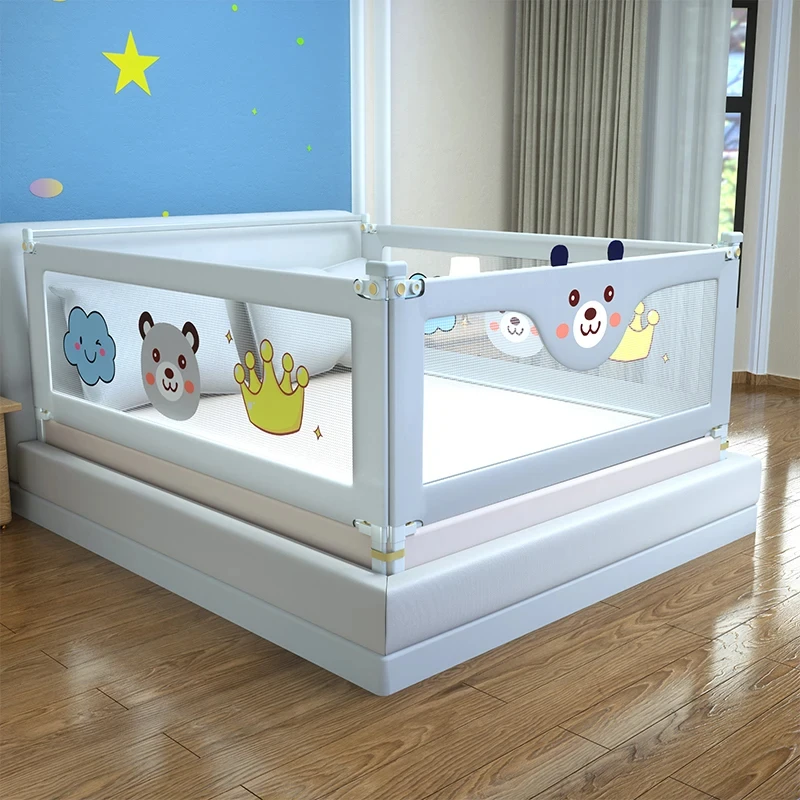 

BS187 | Baby Safety Bed Barrier, Toddler Bedside Rail, Protective Guard for Children, Washable Sleeping Rail Fence for Kids'