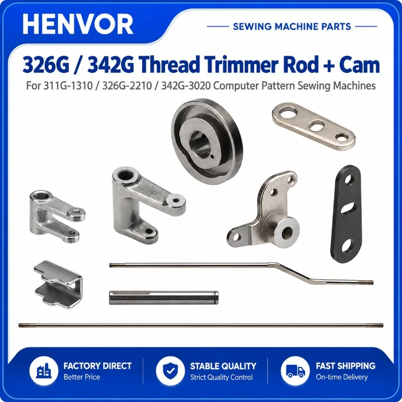 HENVOR Tangent Rod Cam for 311G-1310 326G-2210 342G-3020 Computer Pattern Sewing Machine Replacement Parts