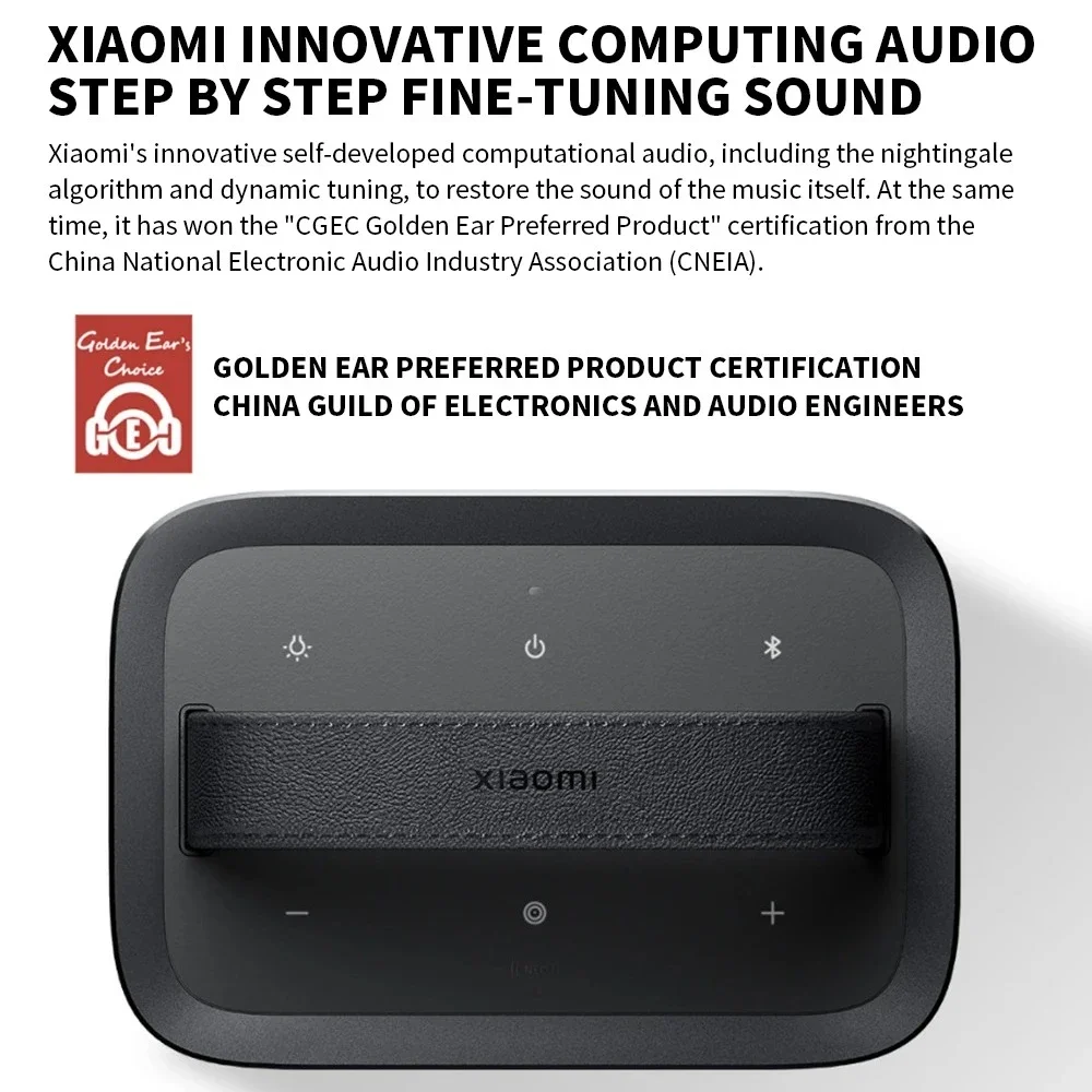 جديد 2024 Xiaomi سمّاعات بلوتوث مخيم المحمولة ستيريو المحيطي مكبر الصوت اللاسلكي في الهواء الطلق الصوت IP66 مقاوم للماء App التحكم الذكي #3