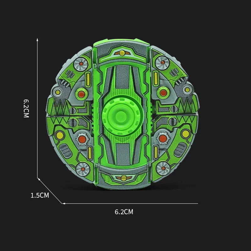 Nouveau Mini transformateur Fidget Spinner dinosaure chariot adulte Fidget jouets EDC bureau soulagement du Stress jouets en plastique main filature cadeaux