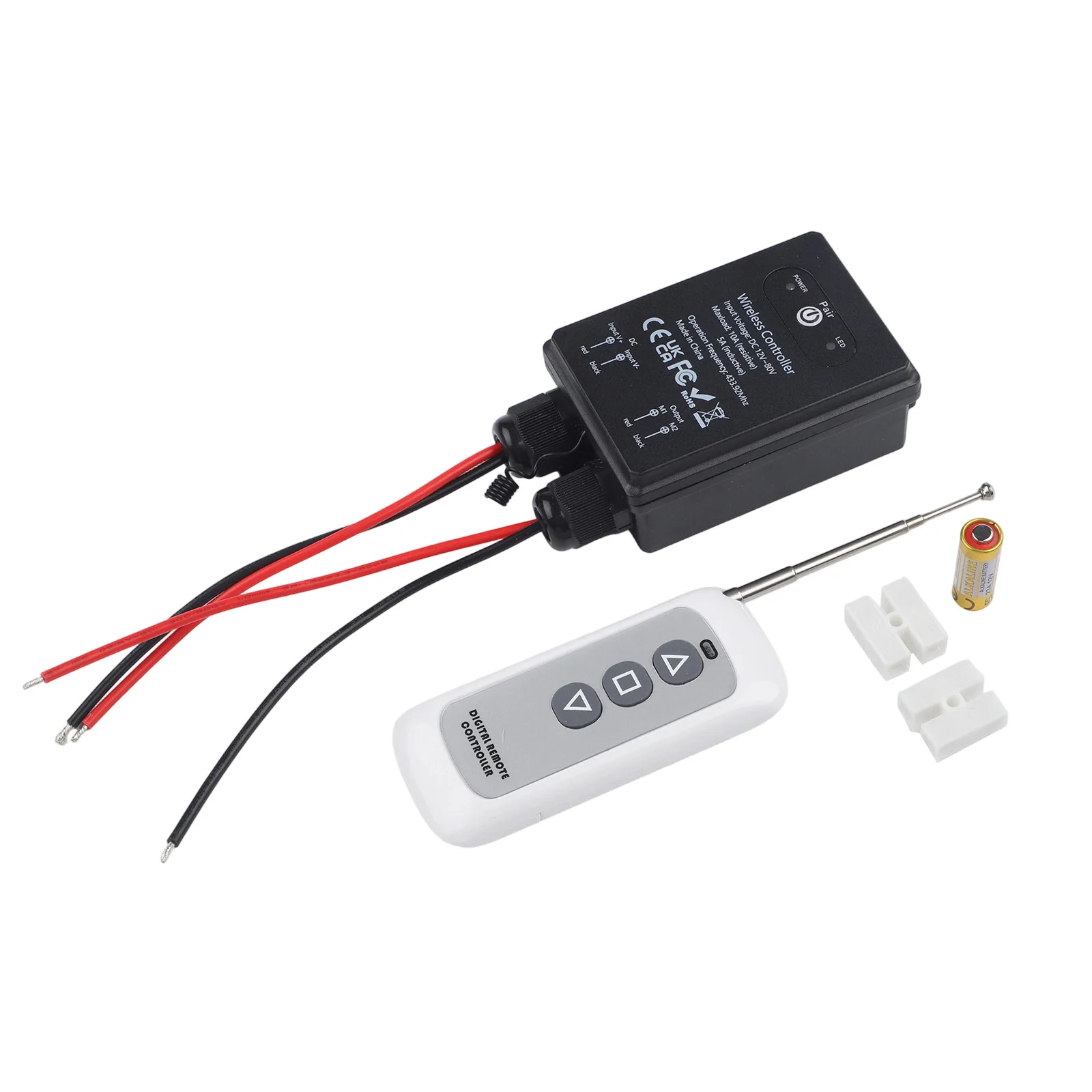 Remote Control Operation Wireless Remote Control Switch Wireless Switch RF Frequency 433.92MHz Simple Installation