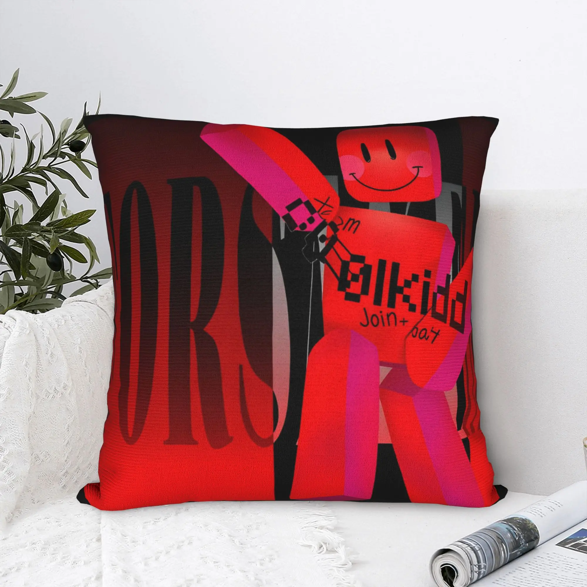 Forsaken C00lkid Pillow Cover  Square Cushion Cover Vintage Pillow Case For Sofa Home Decoration