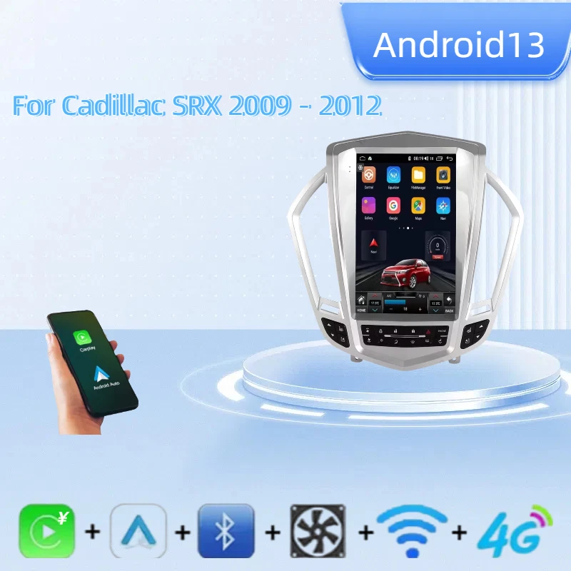 

Car Radio For Cadillac SRX 2009 - 2012 Multimedia Player Wireless Carplay Android Auto Autoradio Stereo GPS Navi Head Unit WiFi