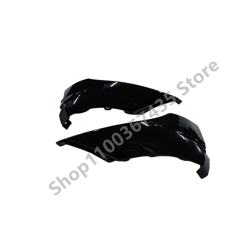 COVER PART. Grille. License Frame. Trim Plate. Shiny Black For VW ID. 4  11G853665 11G853666 11A853665A41 11A853666AA41