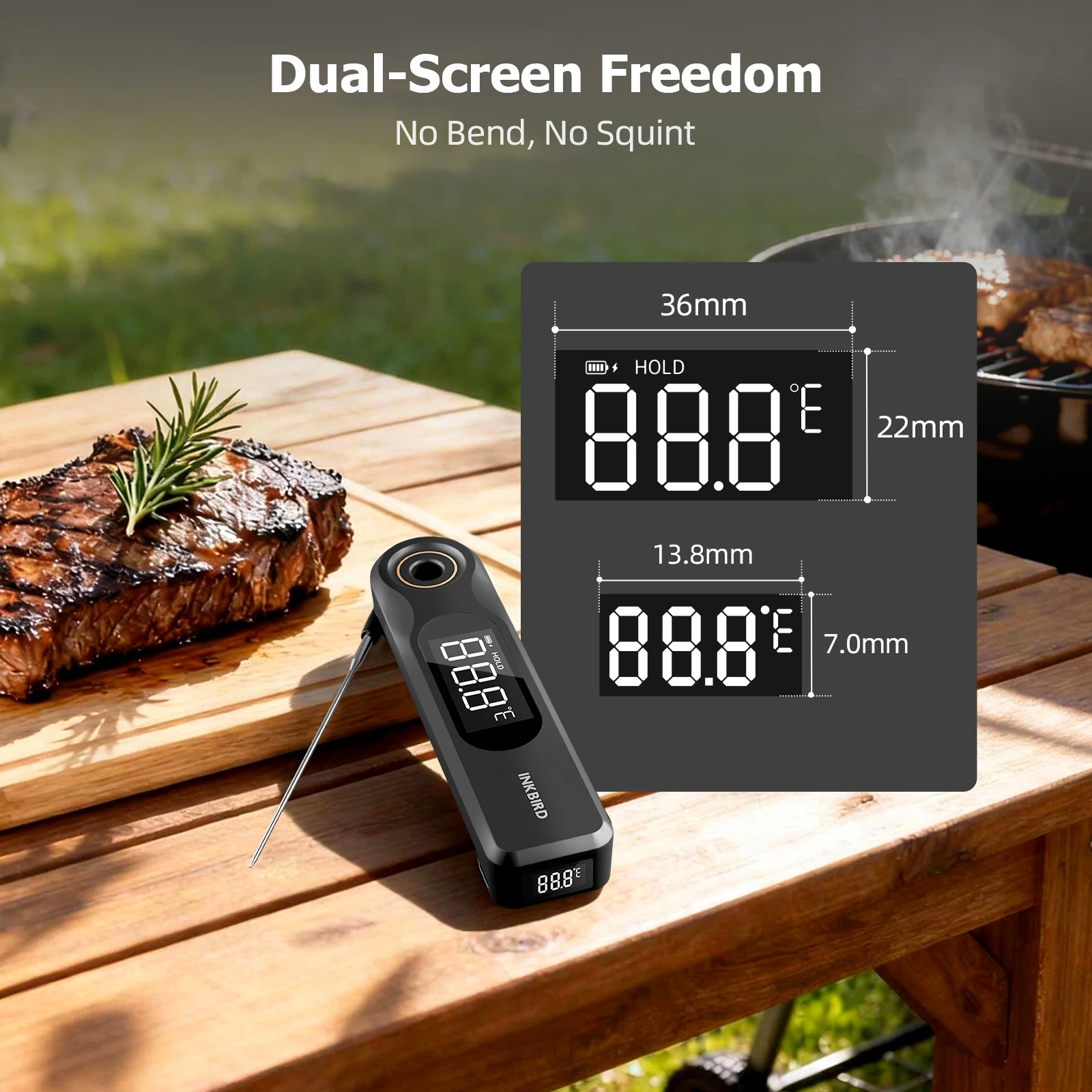 INKBIRD IHT-51K Çift Ekranlı A - Digital Hygrometer Probe incelemesi ve fiyatı