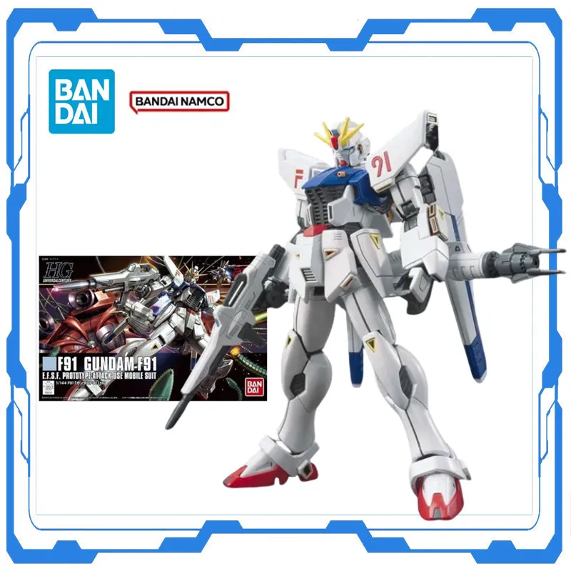 

Bandai HG 1/144 Gundam F91 Genuine Original Assembly Model Kit Mobile Suit Action Figure Collectible Toy for Boys Christmas Gift