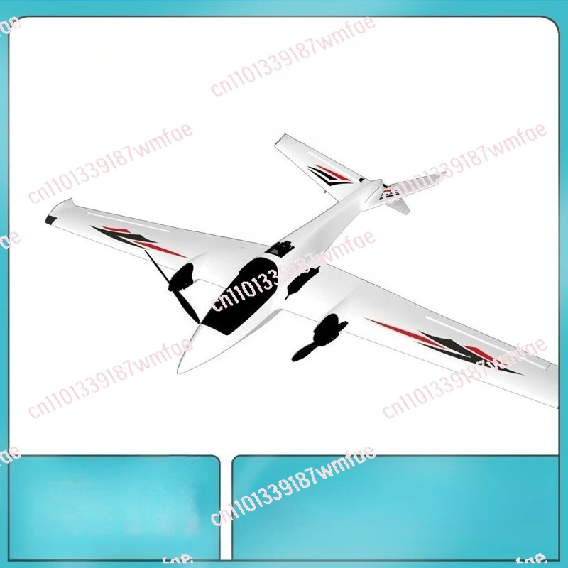 Fixed-wing model aircraft twin-engine V-tail remote control long-range crossing aircraft flight