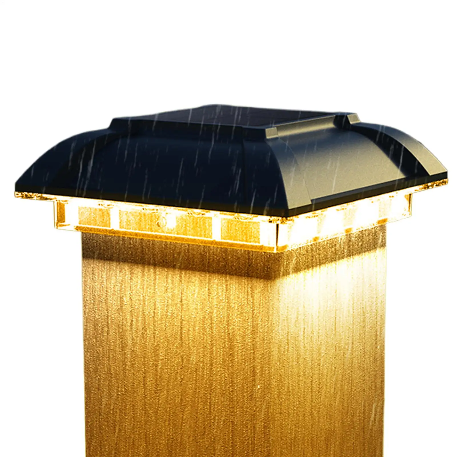 

Fence Cap Light Waterproof Outdoor Lights Waterproof Multifunctional Exterior Lighting Fixtures Supplies Patio Lamp For Shed