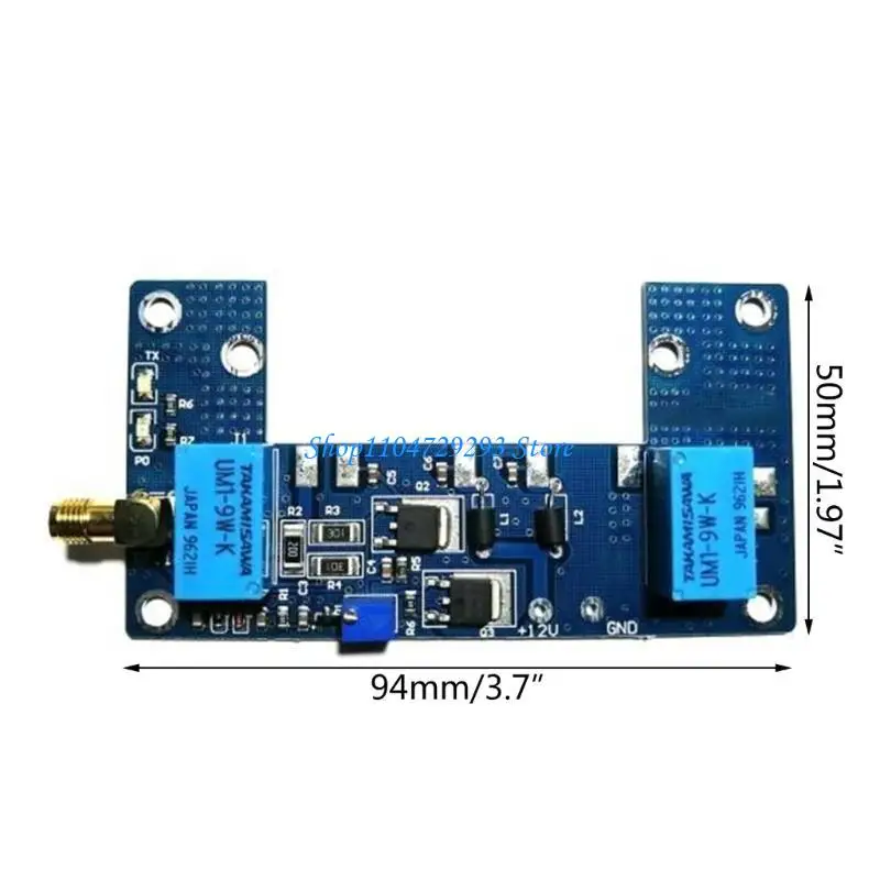 Módulo circuito transceptor placa amplificadora potência Y2GD RF para walkie talkie 1-5W