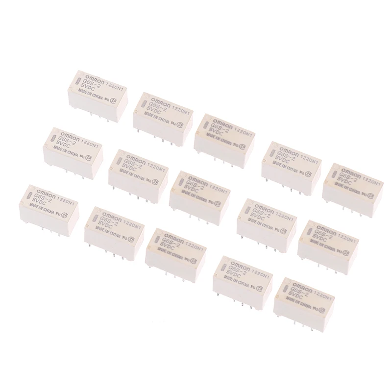 1 PCS G6S-2 5VDC 12VDC 24VDC สัญญาณรีเลย์ 8Pin DC 5V 12V 24V 2A Mini สัญญาณรีเลย์