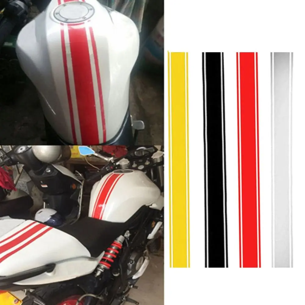 Accessories Motobike Decoration Racing Protective Film Pin-stripe Decals Motorcycle Reflective Stickers Fuel Tank Fender