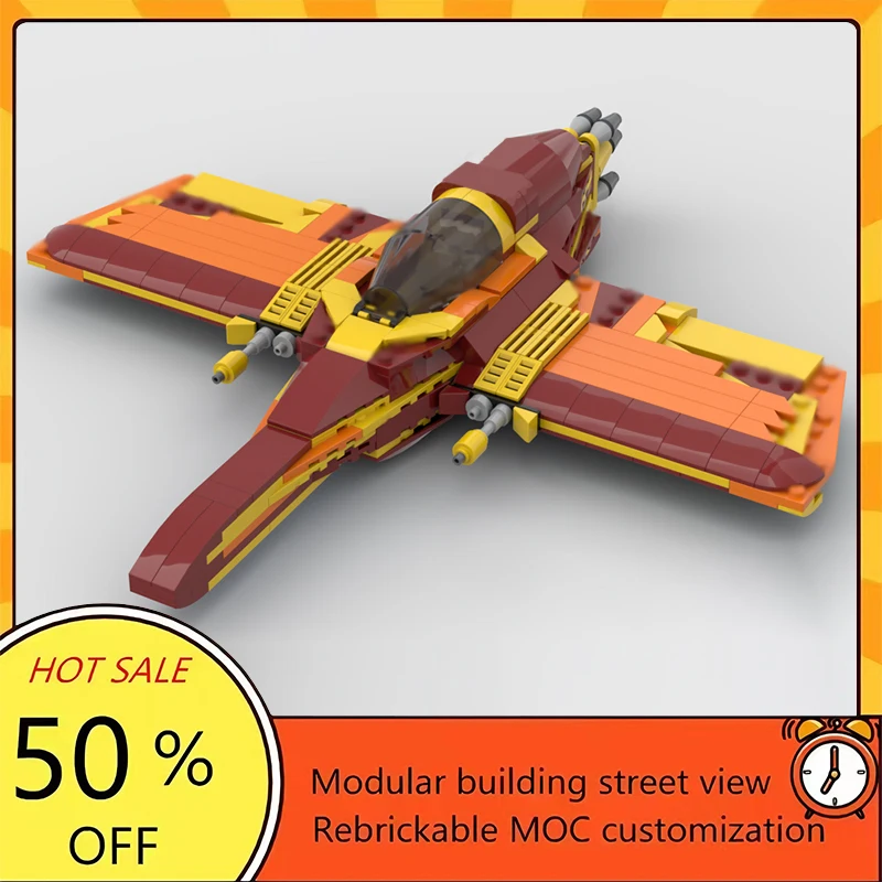 

Набор для сборки космического корабля из 345 деталей: популярная модель из фильма «Звездные войны», модульный конструктор, технологичный подарок, праздничный набор для детей