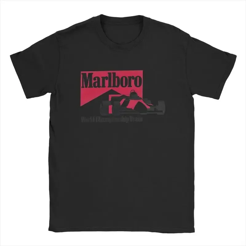 Moda marlboroes racing T-shirt da uomo girocollo maglietta in puro cotone Moto moto club maglietta a maniche corte estate merch