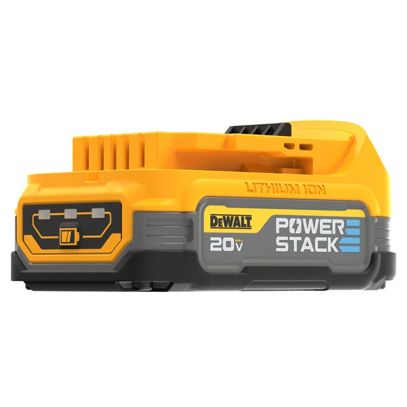 DEWALT DCBP034 POWERSTACK Lithium Battery 20V Max 1.7Ah LED Fuel Gauge Displays Wear-resisting Compact Rechargeable Battery