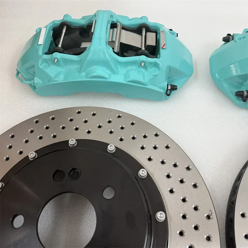 New Big Brake Kit for Chevy Silverado 2500hd 8x6.5 Lug Pattern 380*34mm Hole Disc Compatible with Land Cruiser 200 Model