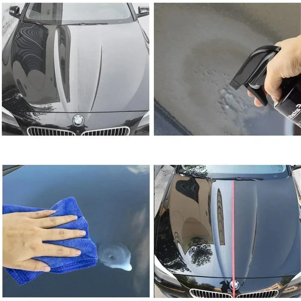 Ultimate Car Paint Polish Quick Ceramic Hydrophobic Coating Waterless Wash Spray Paint Sealant Auto Detail Protection