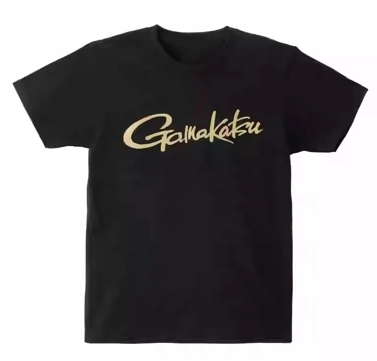 

Summer Gamakatsu Printed High Quality New Crew Neck Men's and Women's Comfortable T-Shirt Fishing Suit Short Sleeve