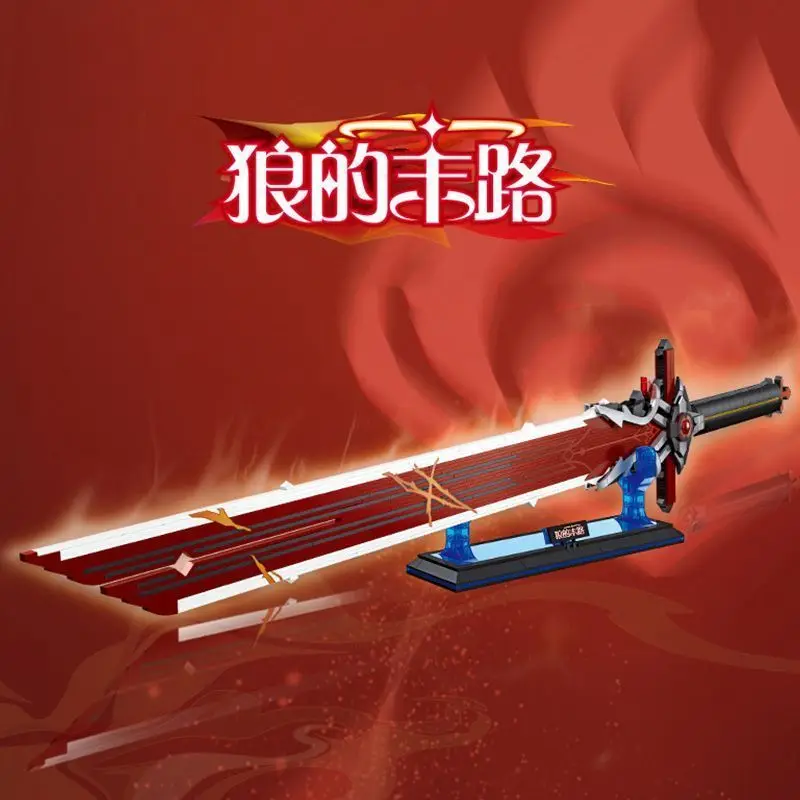 

92032 The End of Wolves block knife Series Type Creative Bricks Decoraiton Toys For Children Adult Gifts static Boy's Gift