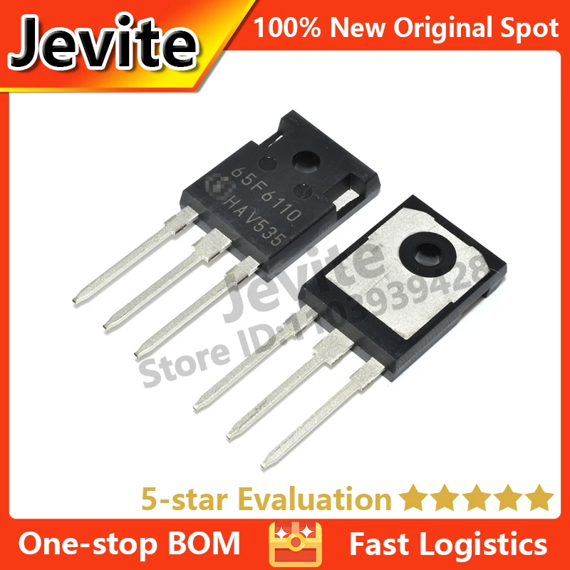 

Jevite 100% New Original electronics Controller 10 units/lote 65F6110 IPW65R110CFD 650V 31A TO-247 MOSFET Transistor