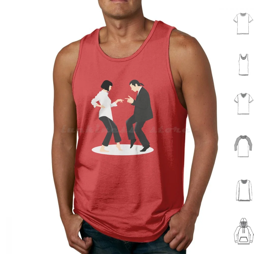 Pulp Fiction Dancing 3 Tank Tops Vest Sleeveless Pulp Fiction Quentin Tarantino Tarantino Milk Shake Tim Roth Amanda