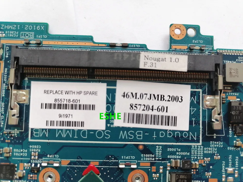 15274-1 ل HP بافيليون X360 15-A 14-A 11-U اللوحة الأم للكمبيوتر المحمول مع وحدة المعالجة المركزية N3710 855718 -601 855718 -501 855718 -001 857204 -601