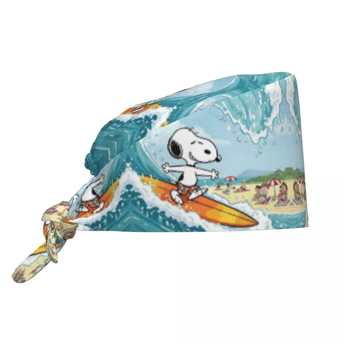 

S-Snoopys Fashion Printed Scrubs Cap Surgical Hats Men Women Comic Design Movie Operating Room Cap Nursing Cap Lab Works Hat