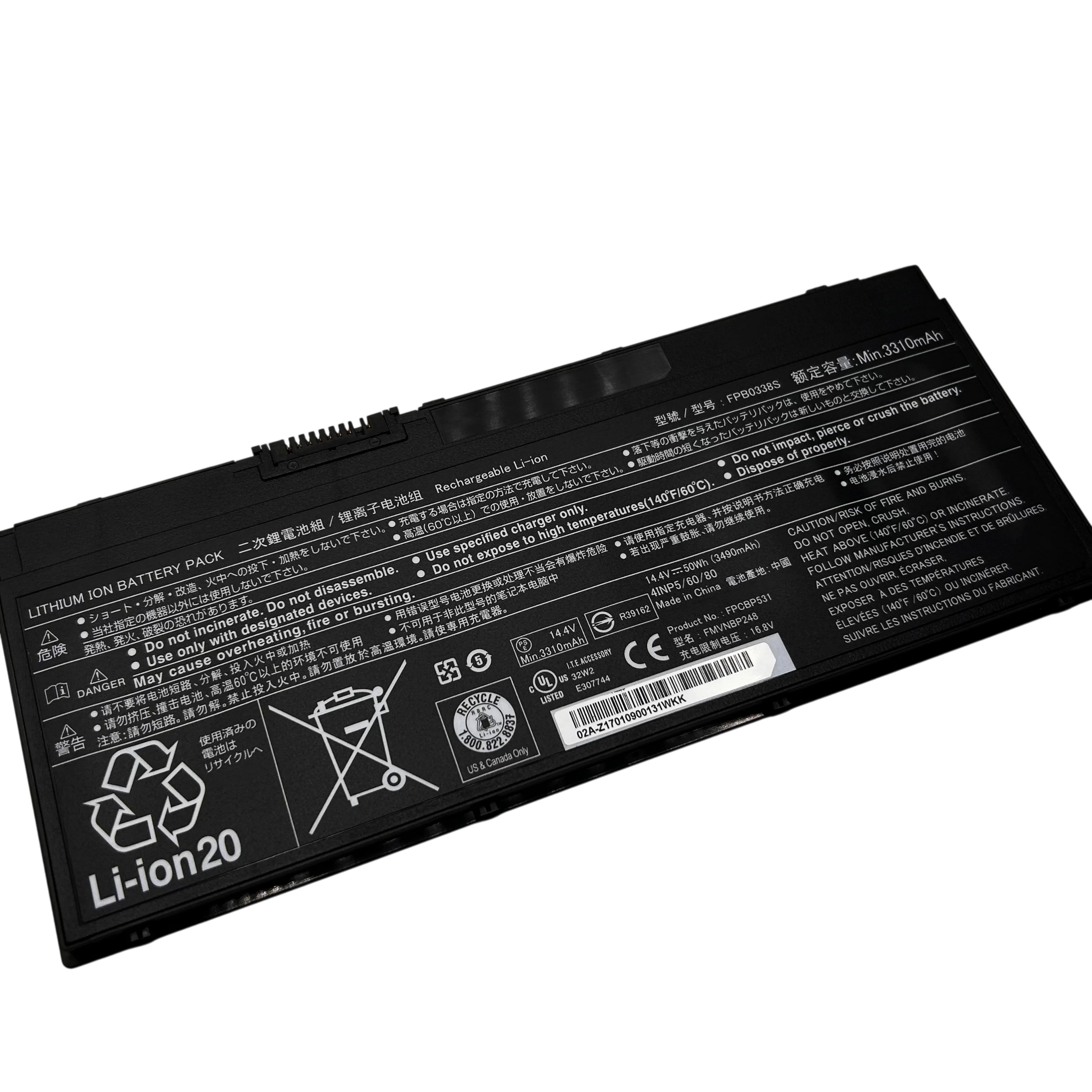 FPB0338S Laptop Battery For Fujitsu LifeBook E548 E558 T937 T938 U747 U748 U757 Series FPCBP529 FPCBP531 FMVNBP247 FMVNBP248